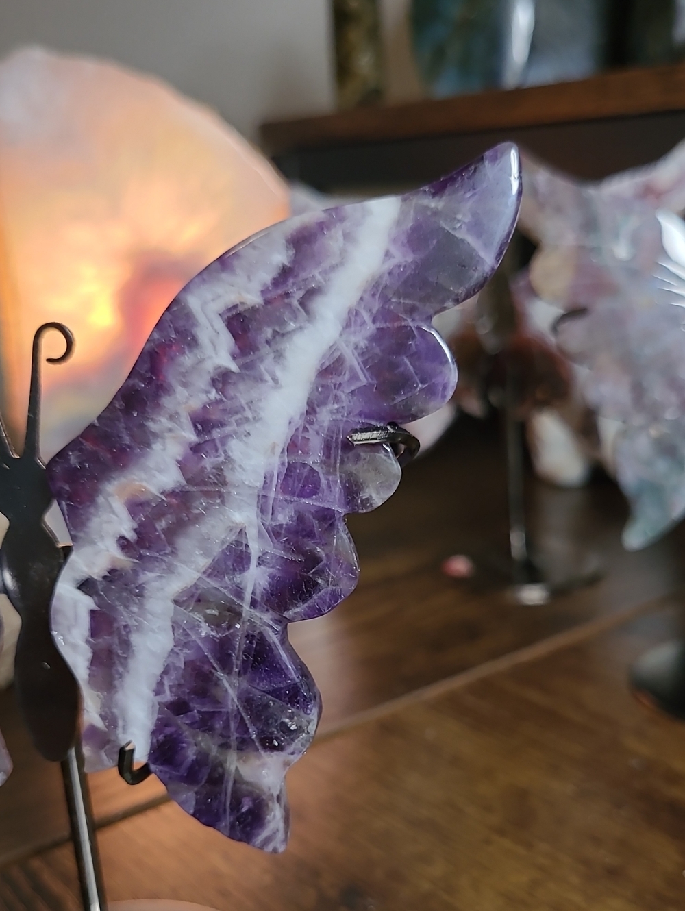 Chevron Amethyst Butterfly - Picture 4 of 4